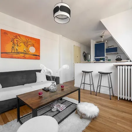 Appartement Bright 1bdr Retreat In 15th Paris
